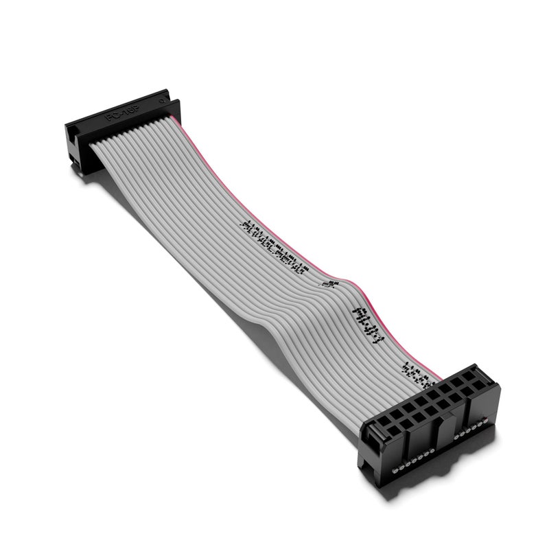 ExcelValley - 5-Pack - Eurorack Flat Ribbon Power Cables Modular Synth Synthesizer [16 to 16 Pins | 25 cm - 9.84"] - Image 3